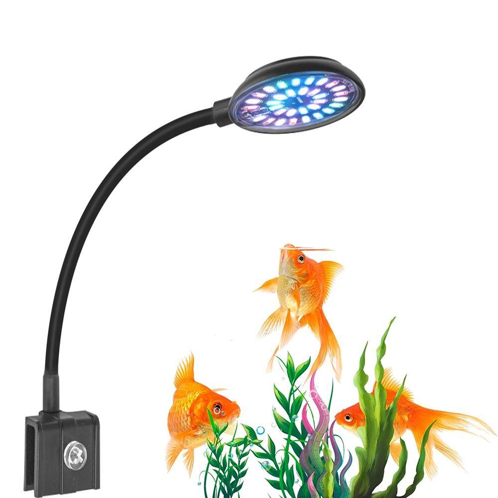 

Full Spectrum Small Aquarium Lamp Double Head Water Tank Clamp Lighting Household One Head