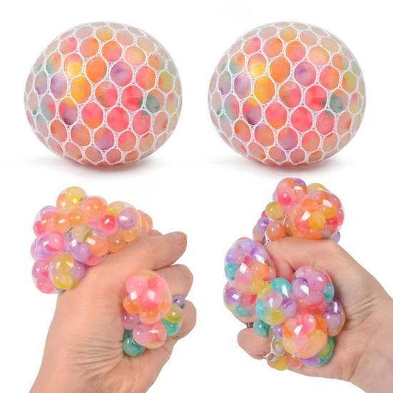 Squeeze Ball Toy Soft Elastic Balls Colorful Antistress Pinch Toy Relieve Boredom Novelty Fidget