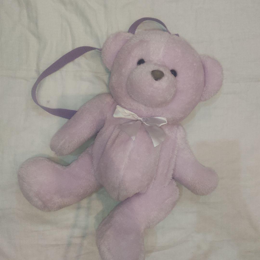 

[USED] wego bear backpack teddy bear plush toy