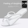 Summer Slippers for Business Trip Men and Women Travel Portable Folding Sandals Antiskid Soft Bottom Lovers Beach Flip-Flops