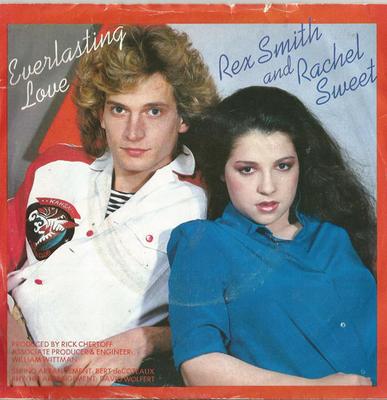 7inch Record REX SMITH & RACHEL SWEET - Everlasting Love CBSA1405 CBS 1981 UK Rock Used