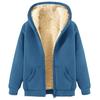 Men's Plus Size Lamb Fleece Zipper Hoodie - Thick, Warm Cardigan for Autumn and Winter