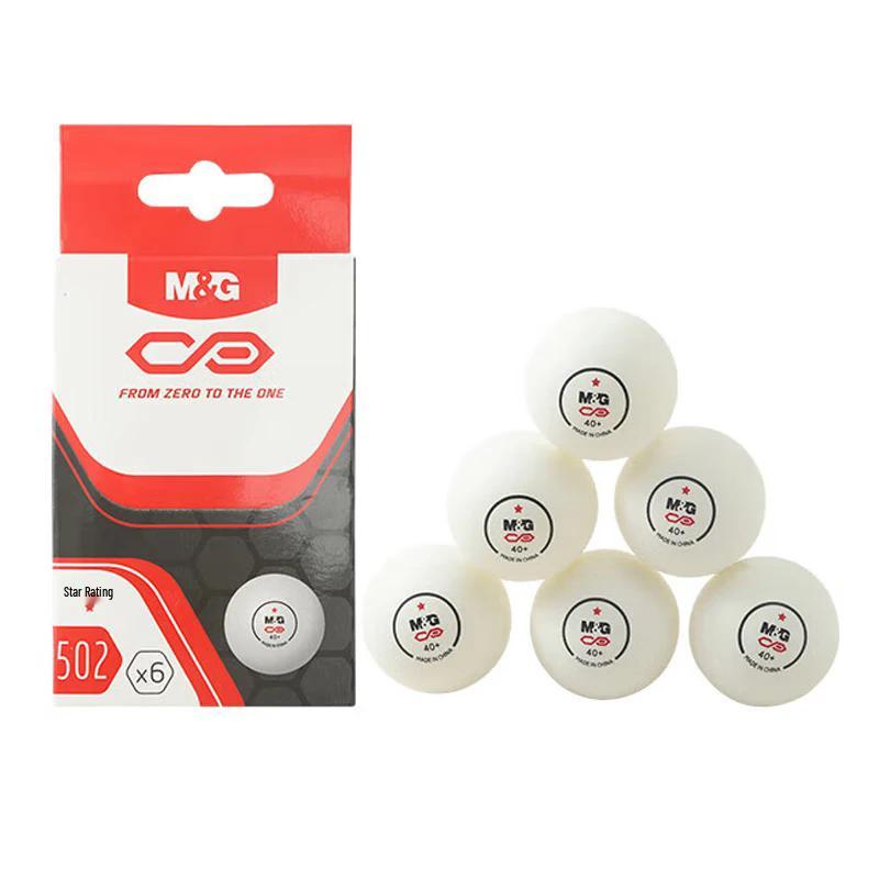 M&G 1-Star Training Ping Pong Balls, White (18 Count)