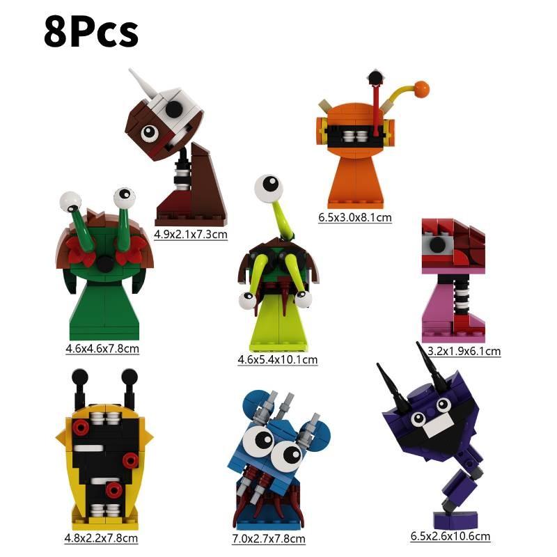 Sprunki Building Game Block Toys Model Cartoon Children Puzzle Dolls Figure