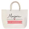 Beach Bag - PLANETEE - Marjorie On Holiday - Cotton - Rope Handles - Printed In France