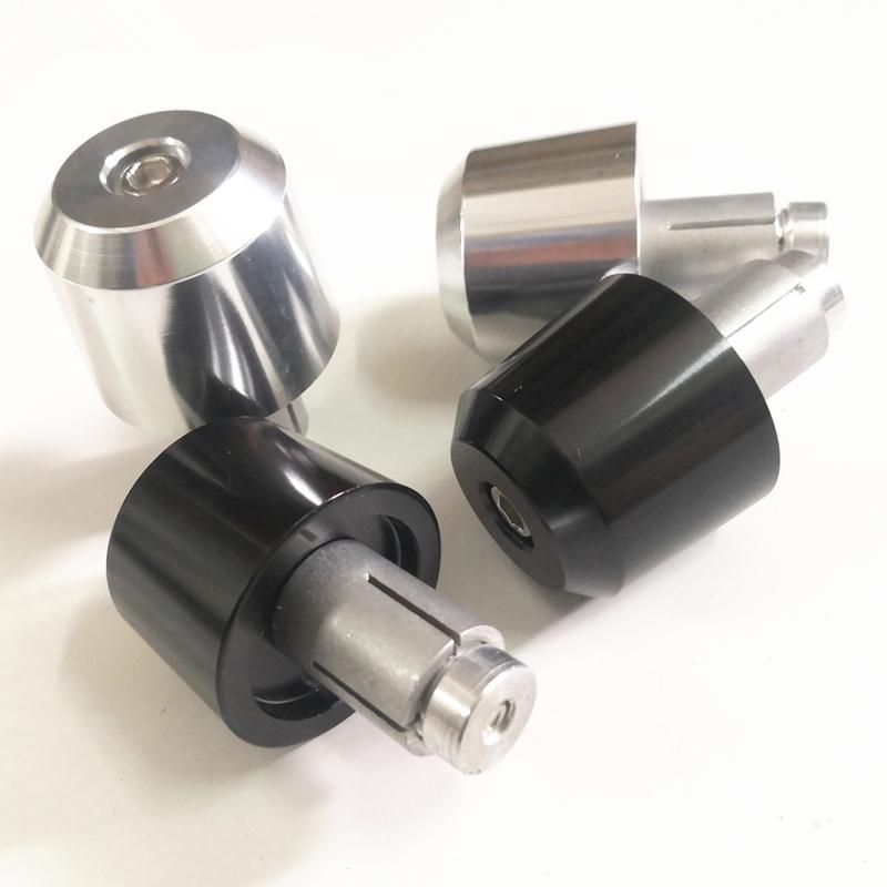 Retrofit Motorcycle Universal Aluminum Alloy CNC Handlebar Silver or black Balance Block Bar End Cap With Dia 7/8 "22mm