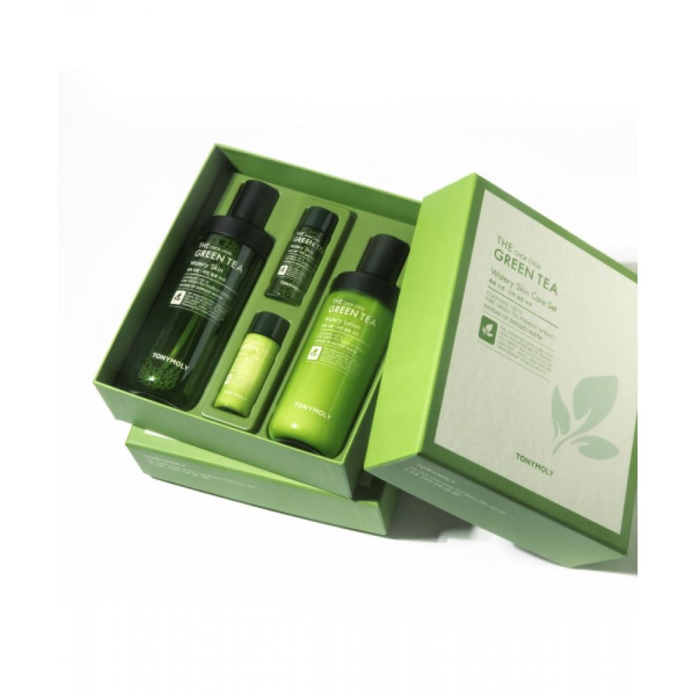 

Tonymoly The Moist Green Tea Moisture 2 Pack Set + Free Green Tea Mask Pack Of 3 FREE