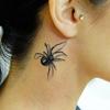 10 Sheet of Tattoo Sticker Spider Removable Waterproof Body Art Temporary Tattoo Sticker Decal
