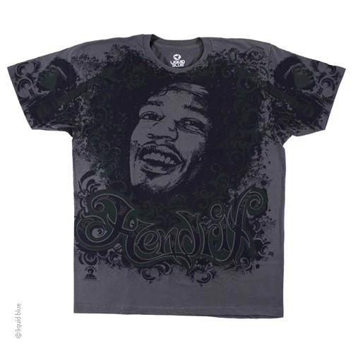 New JIMI HENDRIX EXPERIENCE LOVE GREY GUITAR LICENSED Music BAND T-Shirt XL