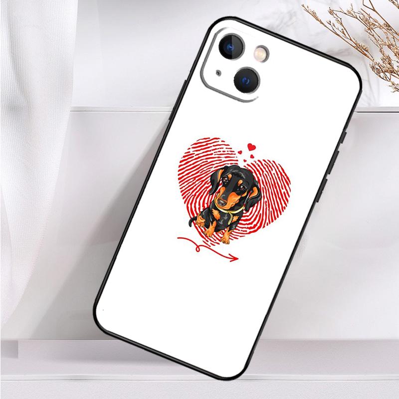 Hunde Dackel Süß Stoßfest Hülle Für iPhone 17 Pro Max 11 14 15 16 Plus 12 13 Mini 16e 17 Air Handyhülle