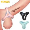 3 Holes Penis Cock Ring Sex Toys For Man Delay Ejaculation Erection Dick Enlarger Reusable Semen Cock Rings Stretcher Massager
