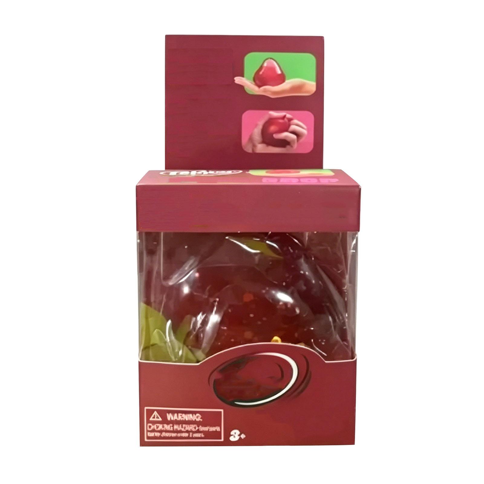 

Fruit Shaped Squeeze Toy Stress Relief Sensory Fidget Toy Soft Squishy Handheld Toy for Kids and Adults One Size