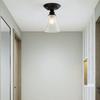 American Retro Ceiling Light Single Head Glass Cover Aisle Lighting Bedroom Corridor Staircase Balcony Creative Decor Lamp