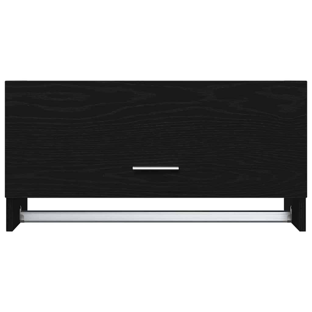 Wardrobe Black Oak Look 70 x 32.5 x 35 cm