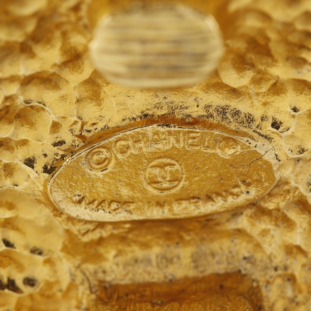 CHANEL COCO Mark Earring 31 RUE CAMBON vintage Plated Gold 26g Women Used