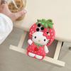 Custodia per telefono INS 3D Carina Fragola Hello Kitty Per iPhone 17 16 15 14 13 12 Pro Max 17Pro Air iPhone 11 Cover Morbida in Silicone