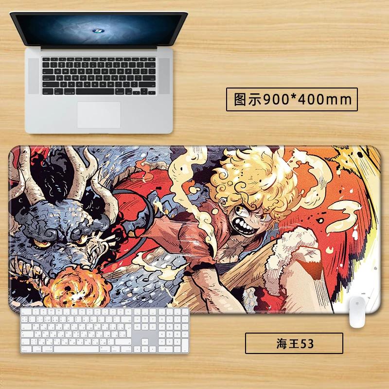 Anime Merchandise ONE PIECE Office Mouse Pad Oversized Boys Nautical King Animation Game Roronoa Zoro Computer Keyboard Cute Large Desktop Table Mat