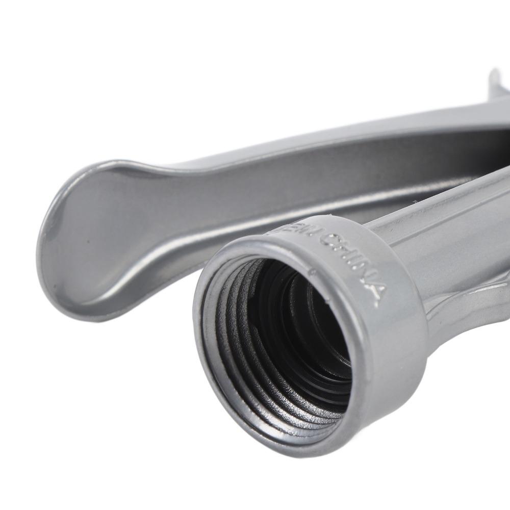 Zinc Alloy Garden Hose Nozzle High Pressure Adjustable Pressure Nozzle Watering Plants US Standard