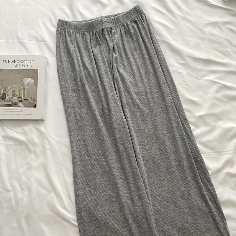 Ladies' Summer Modal Pajama Shorts - Solid Color, Casual, Loose-Fit Home Wear