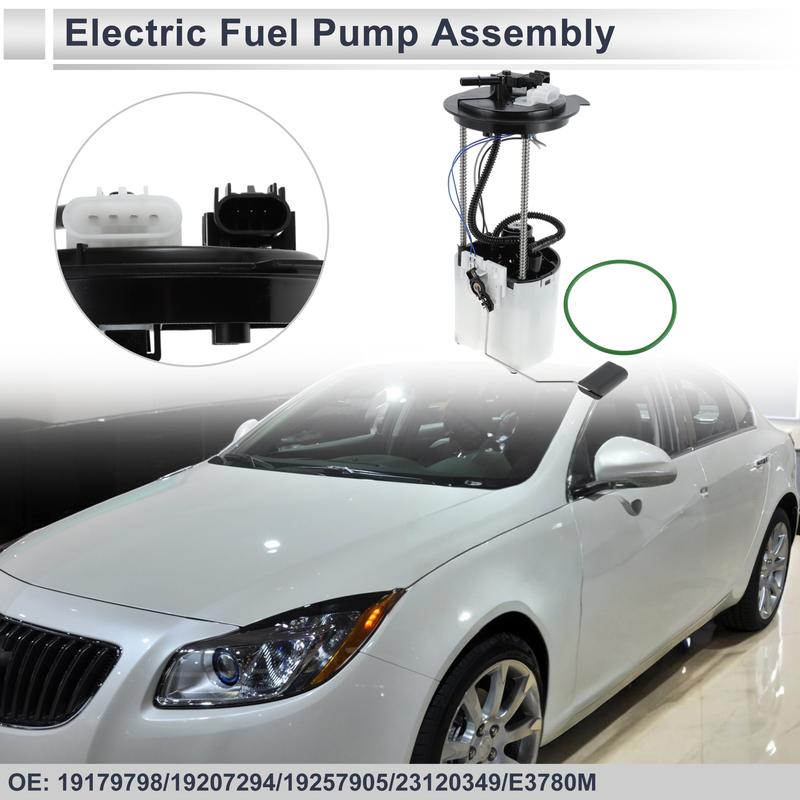 X Autohaux Auto Electric Fuel Pump Assembly for Buick Lucerne 2009 2010 2011 V6 3.9L Flex Fuel Filter Pump Module No.23120349