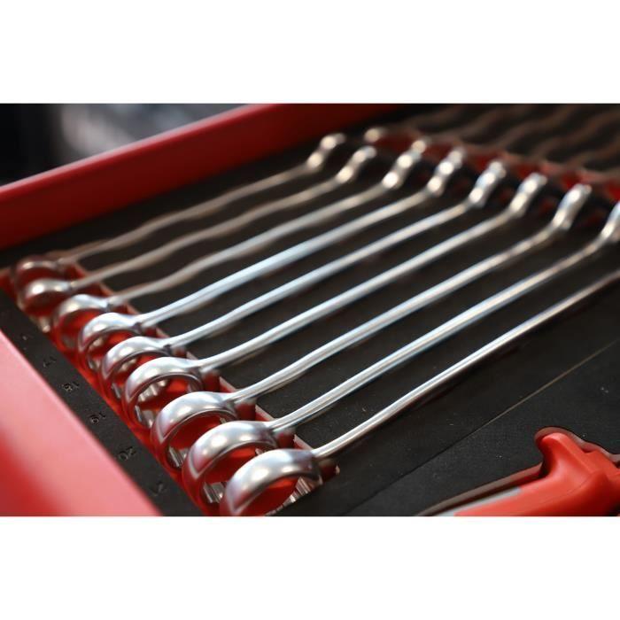 Module - KS TOOLS - 713.2017 - Module de clés mixtes Ultimate - Module pour servante d'atelier - 17 clés de 6 à 22 mm - Taille 1/3