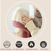 Winter Womens Knitted Hat Double Warm Padded Thickened Hat Scarf One Wool Knitting Net Red Pop Wind and Snow Beanies Hats