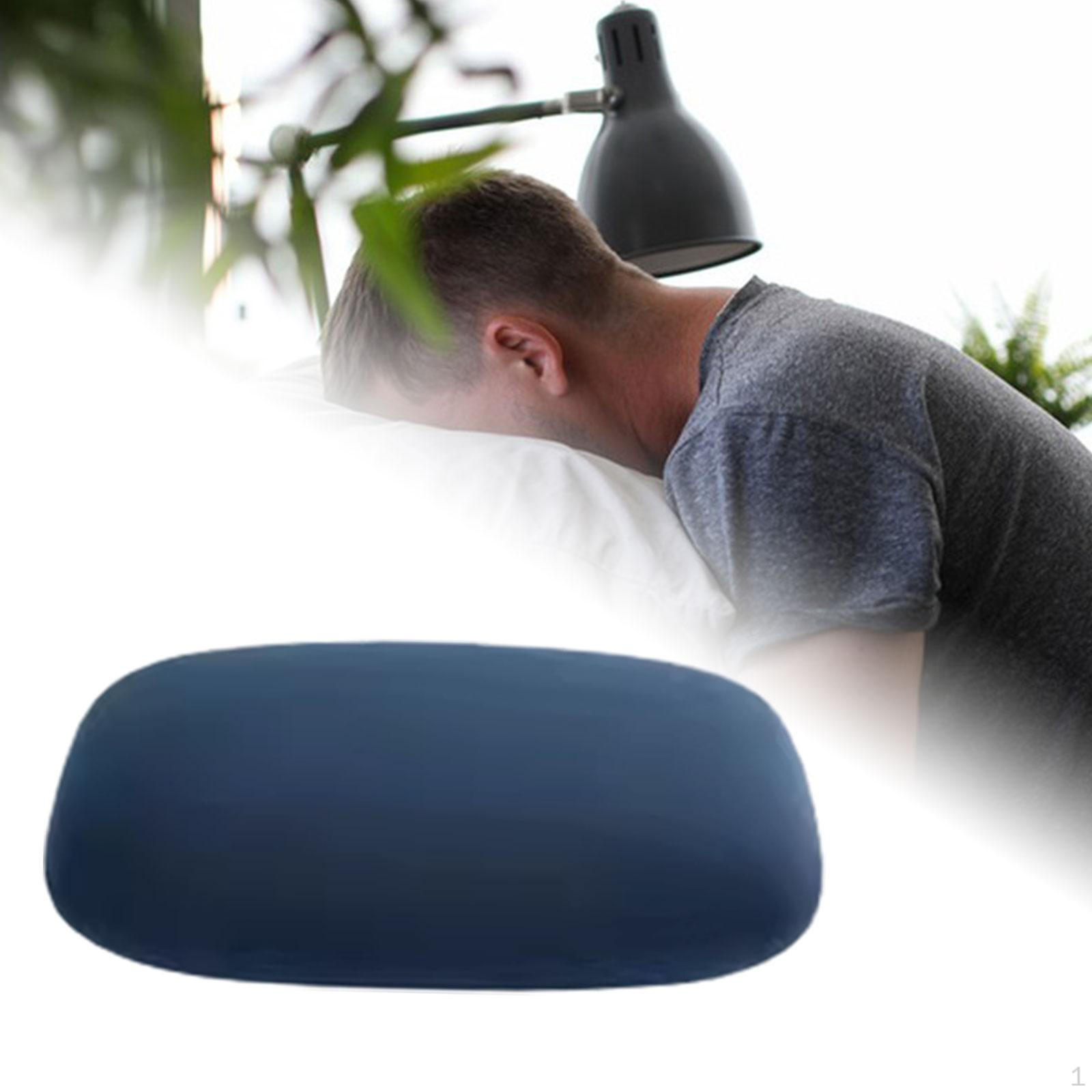

Подушка для шеи с эффектом памяти, портативная, для сна и путешествий в офис темно-синий