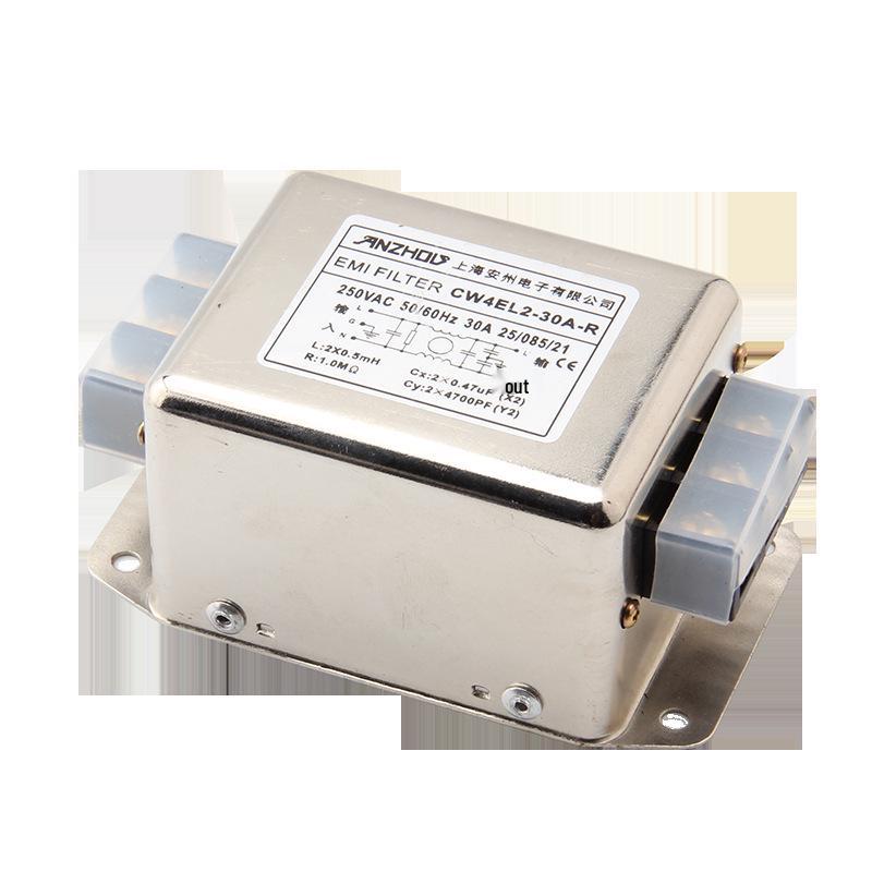 Terminal Block Power Filters: CW4EL2 Series (10A, 20A, 30A)