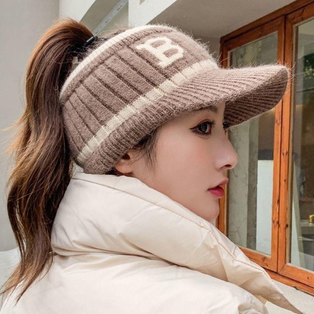 Ear Protection Women Baseball Cap Cold-proof Windproof Bonnet Earmuffs Beanies Hat  Outdoor Cycling