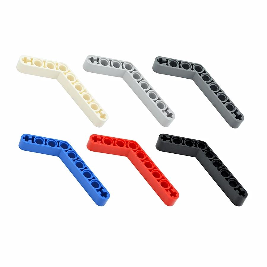 DO IT YOURSELF 6x4 Bent Liftarm Thick Curved Arm 10Pcs Moc Construction Bricks Technical Beam Works With 6629 Assembles Particles Blocks Toy