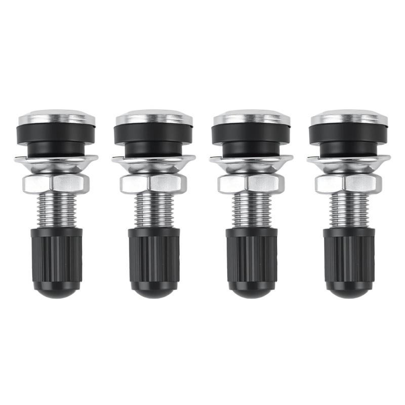 Brass Tire Valves Stem For Vehicle Motorcycle Tubeless Tires Crimped Installation Corrosion Resistant Durability Design