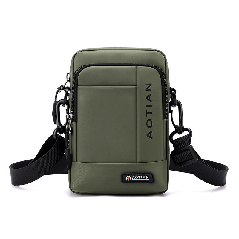 

Man Waterproof Oxford Crossbody Bags Travel Luxury Tote Handbag Messenger Bag Male Satchel Pack Shoulder Bag армія зелений колір