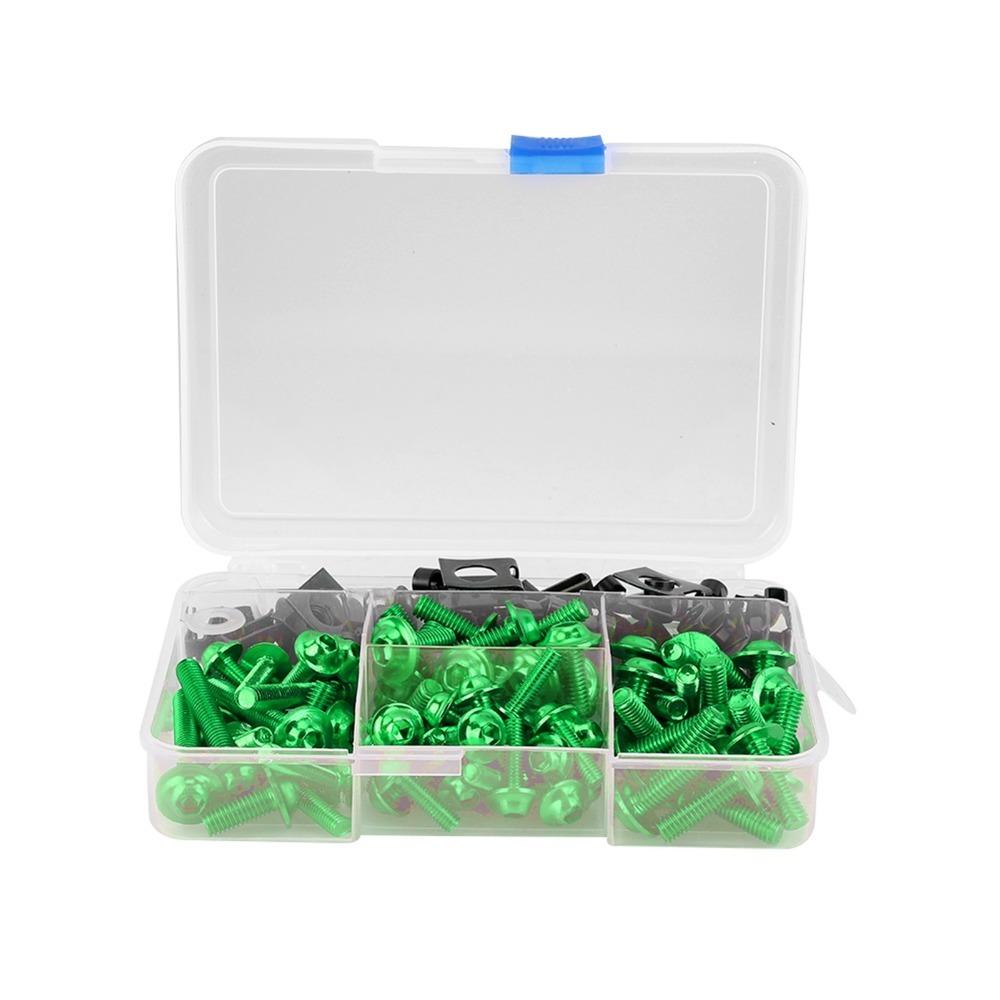 177pcs With Storage Case Motorcycle Fairing Screws  For Fairing Replacement