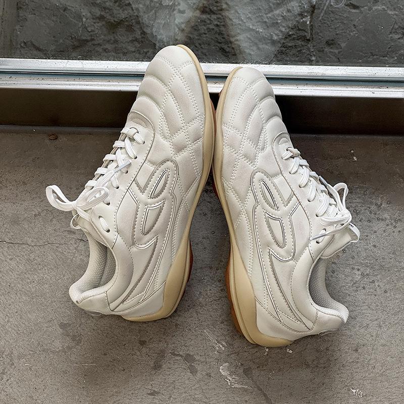 

2025 весна и лето новые старые немецкие тренировочные туфли мужские и женские на шнуровке повседневные спортивные ретро кроссовки Форреста Гампа грязные кроссовки Female size 35