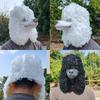 Maschera Cane Barbone in Lattice Testa di Animale Maschera di Halloween Per Cosplay ed Eventi a Tema