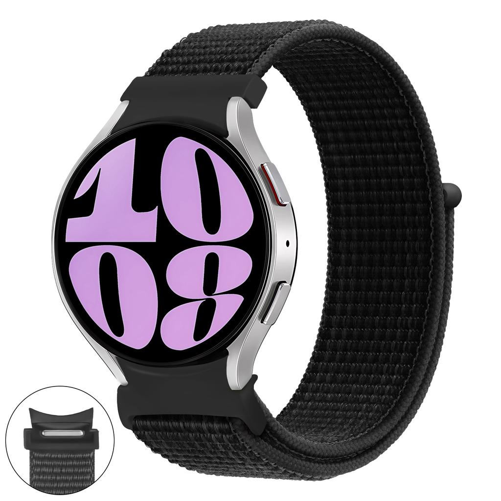No gaps Band For Samsung Galaxy Watch 6 4 Classic 5 pro 44mm 40mm 47mm 43mm nylon loop bracelet correa Galaxy Watch 4 20mm Strap