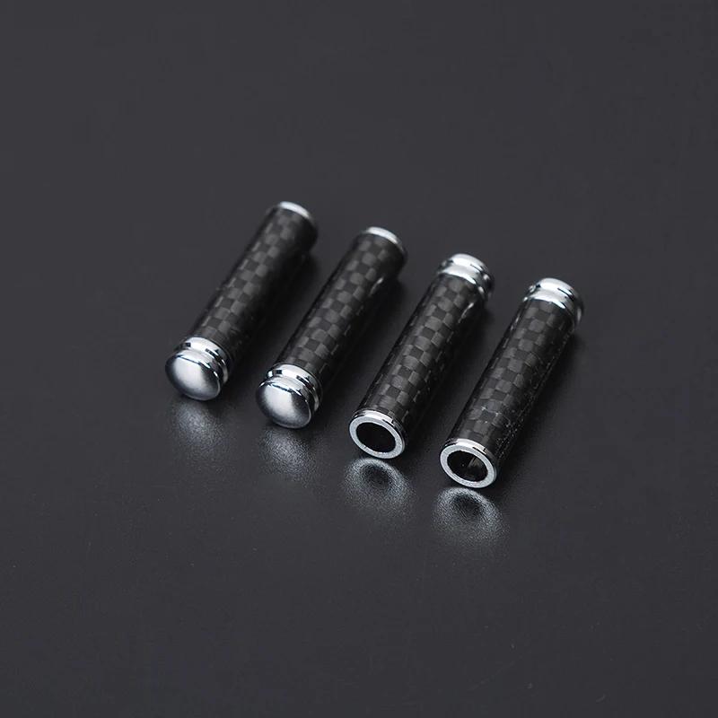 4 Stück Auto Tür Innen Pin Schloss Knopf Zieh-Pins Abdeckung Karbonfaser-Look Teile Für BMW E46 E39 E60 E90 E36 E53/34/30/70 X3 X4 X5/6