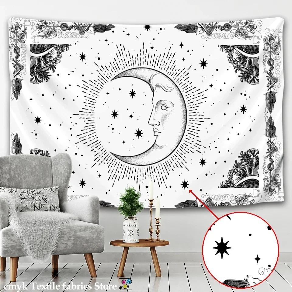 Tarot Tapestry Wall Hanging Astrology Divination Bedspread Beach Mat Witchcraft Mandalay Hippie Mandala Brugeria