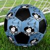 Mafalda Indoor Soccer Ball Colorful Machine Stitched PVC Size 5 Team Training Competition Ready Durable High-Bounce Cool Sports Gift