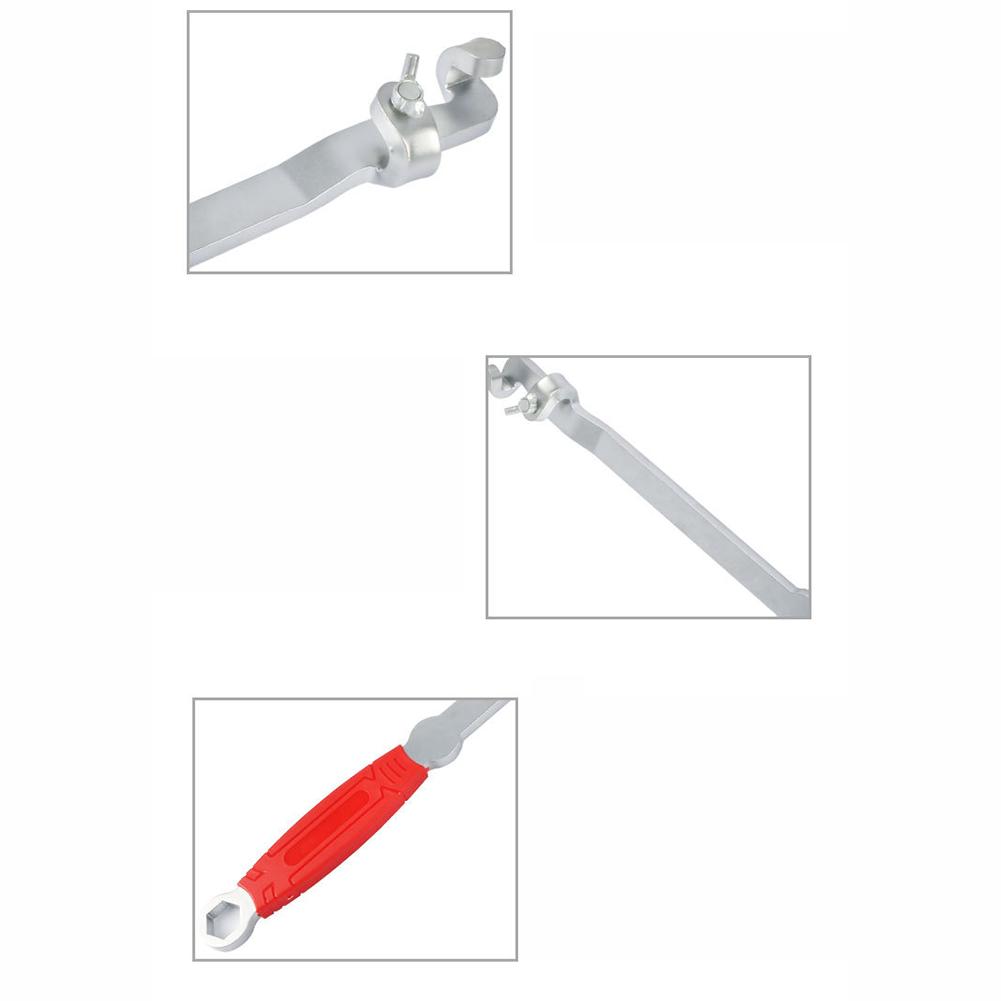 For Socket Spanner Wrench Extension Bar 400mm Alloy Steel Handle with Non Slip Grip and 9mm Slot Compatibility