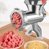Manual Sausage Stuffer with Tungsten Steel Hand Operated Meat Grinder Chopper for Chili Pepper Home Sausage Maker