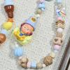 Star Person Beaded Phone Charm: Dopamine Color DIY Keyring