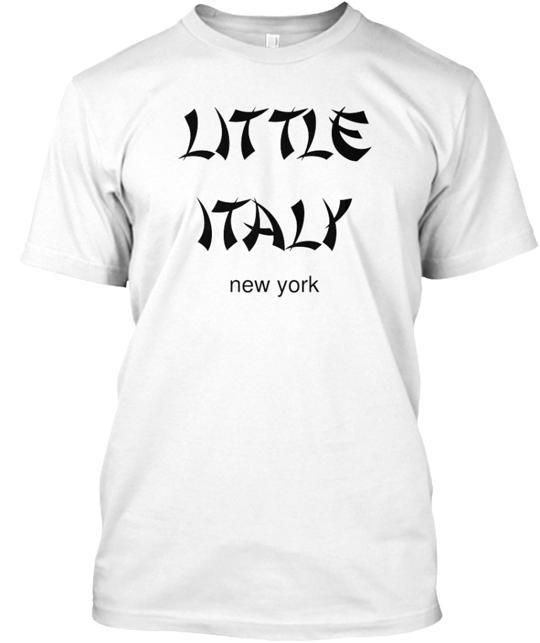 Футболка Little Italy Chinatown Сделано в США Размер от S до 5XL 2XL