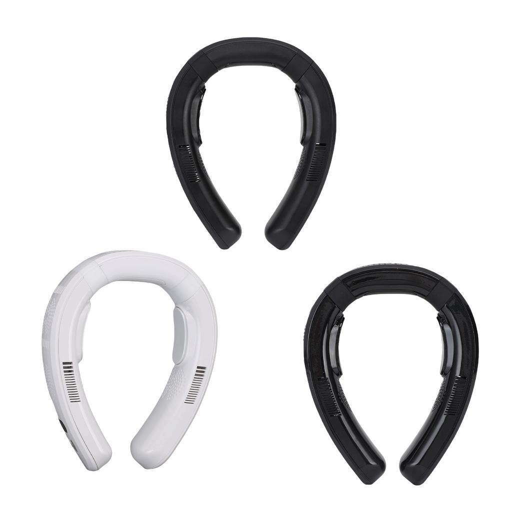 Portable Neck Fan Cooling and Heating Dual Use 3 Speeds Semiconductor Quiet Lightweight Battery Operated Wearable Fan for Beach