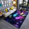 Colorful Butterfly Galaxy Design Suitable As a Non-slip Mat for the Living Room or Bedroom Sofa
