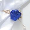 1pc High-end Faux Pearl & Rose Bud Boutonniere For Wedding Party Prom Decorations