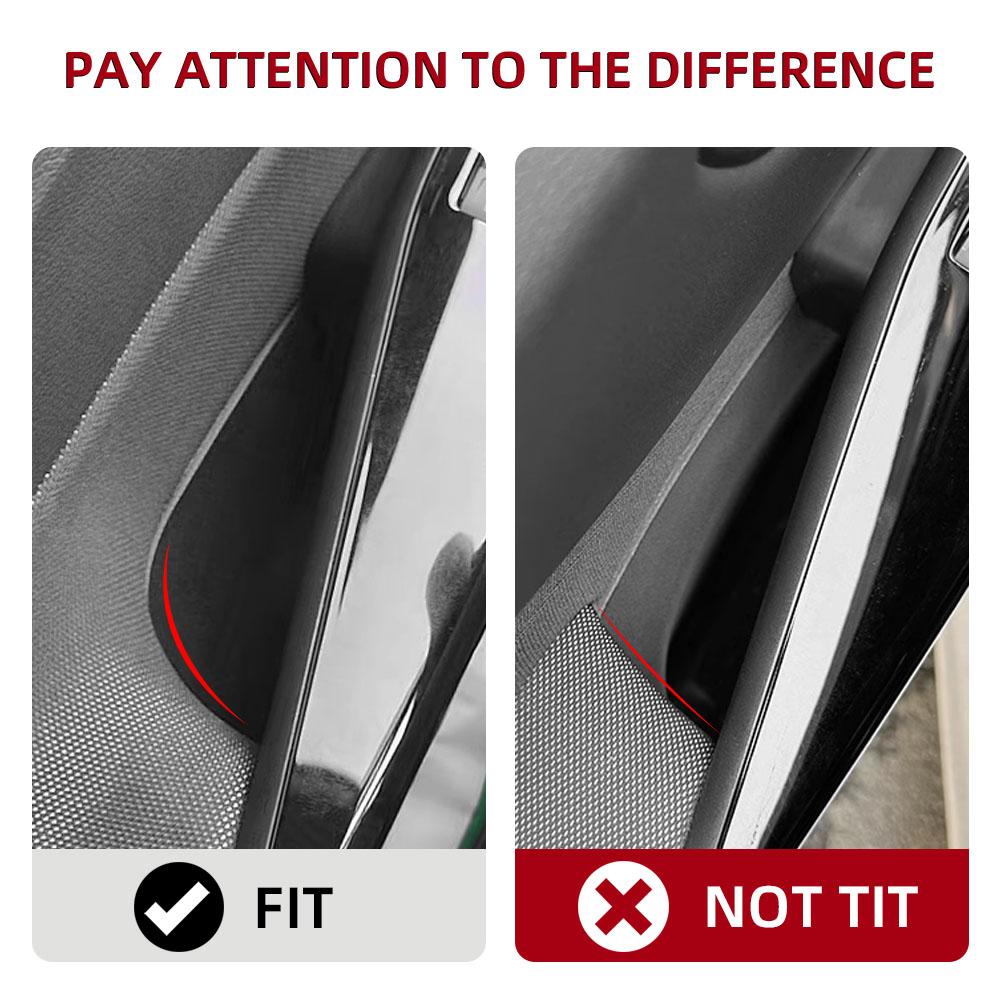 4Pcs for Volkswagen VW ID.3 Id3 Front Rear Door Handle Storage Box Holder Side Armrest Organizer Container Tray Car Accessories