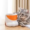 Slanted Mouth Ceramic Cat Bowl Large Capacity High Foot Bowl Drinking Bowl Water Bowl  Pet Feeding