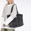 Vintage Denim Bag Women's Large Capacity Lightweight Handbag Tote Bag Student Class Crossbody Bag