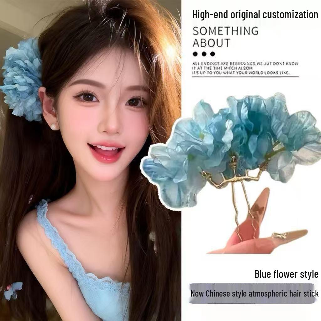 Sandalwood Women's Hairpin: Elegant Modern-Chinese Style Wooden Updo Stick